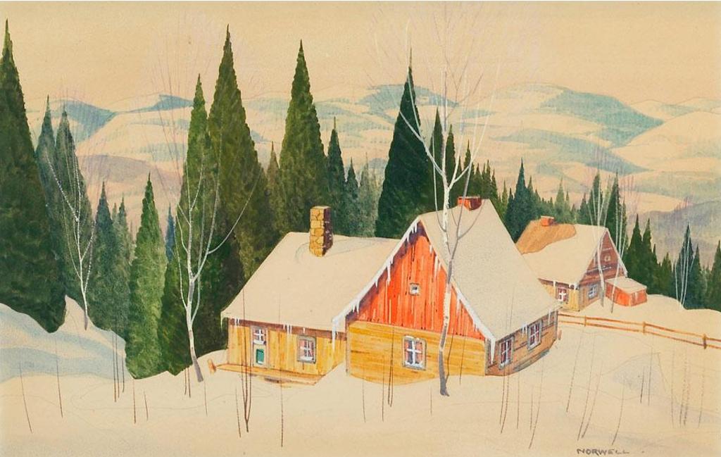 Graham Norble Norwell (1901-1967) - Winter In The Laurentians