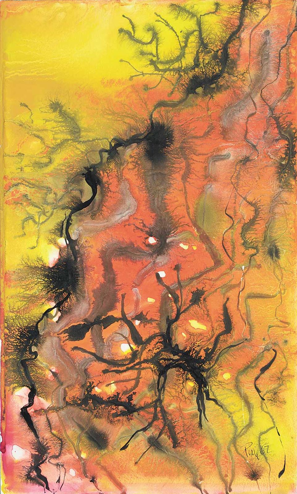 Pixie Lothian - Untitled - Orange Storm