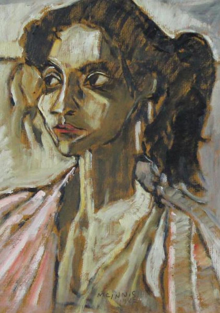 Robert F.M. McInnis (1942) - Portrait Of A Woman; 1982