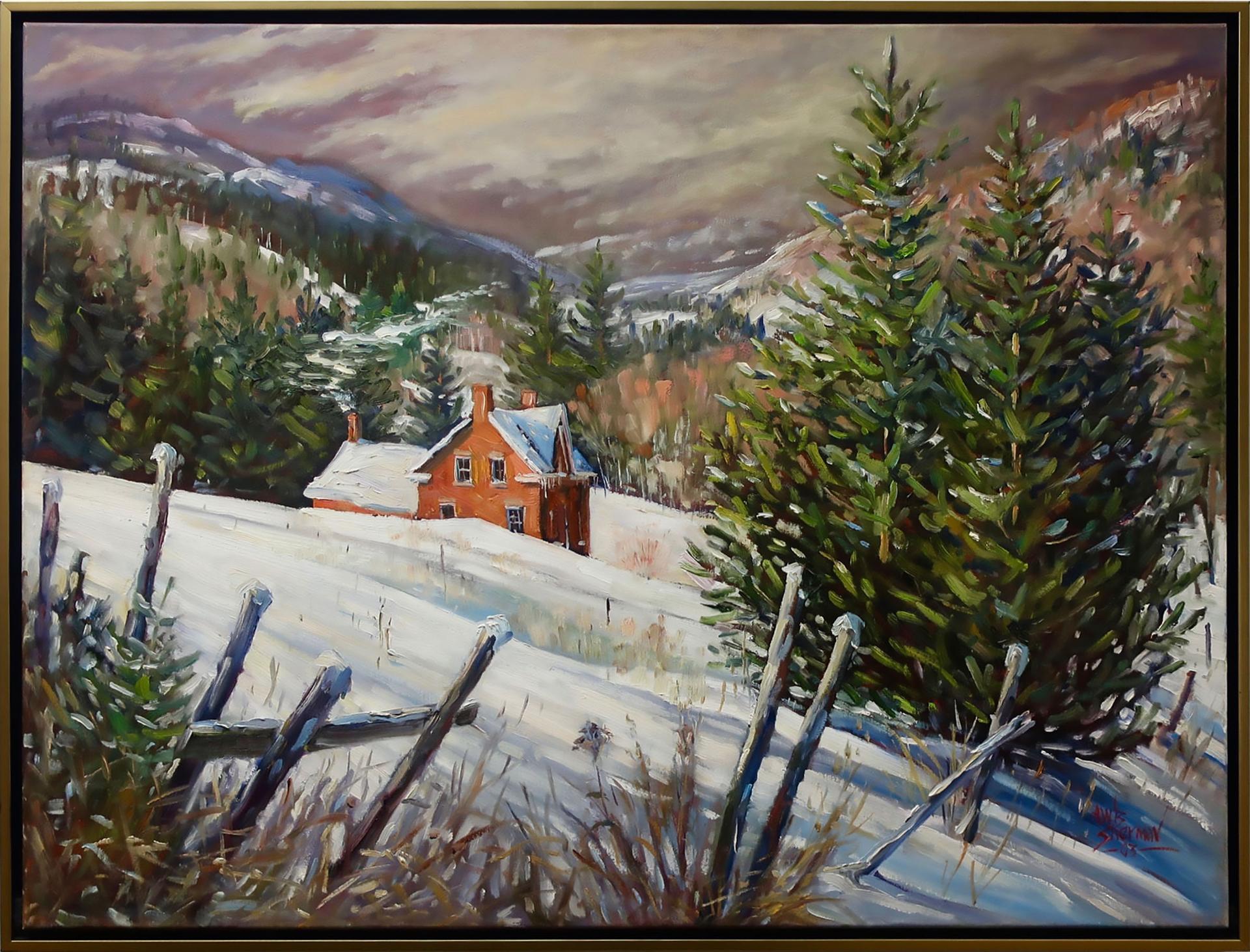 Winter Locked! ... In The Workworth Hills, Workworth, Ontario by artist Andrew W.B. Sherman