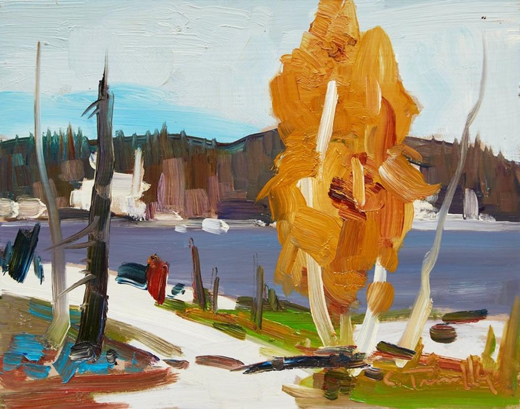 Louis Tremblay (1949) - Tree by the Shore