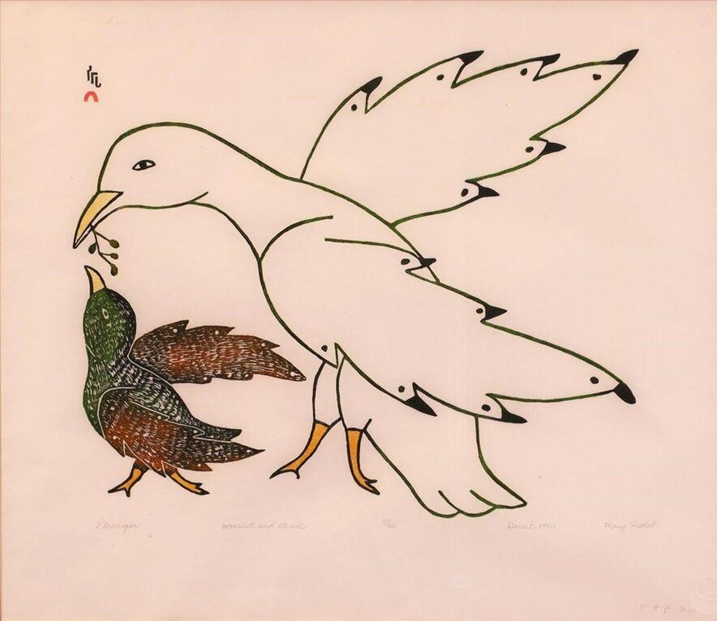 Mary (Samuellie) Pudlat (1923-2002) - Ptarmigan; 1980