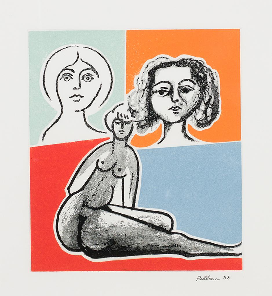 Alfred Pellan (1906-1988) - Cet être venu d'ailleurs…, du livre d'artiste 