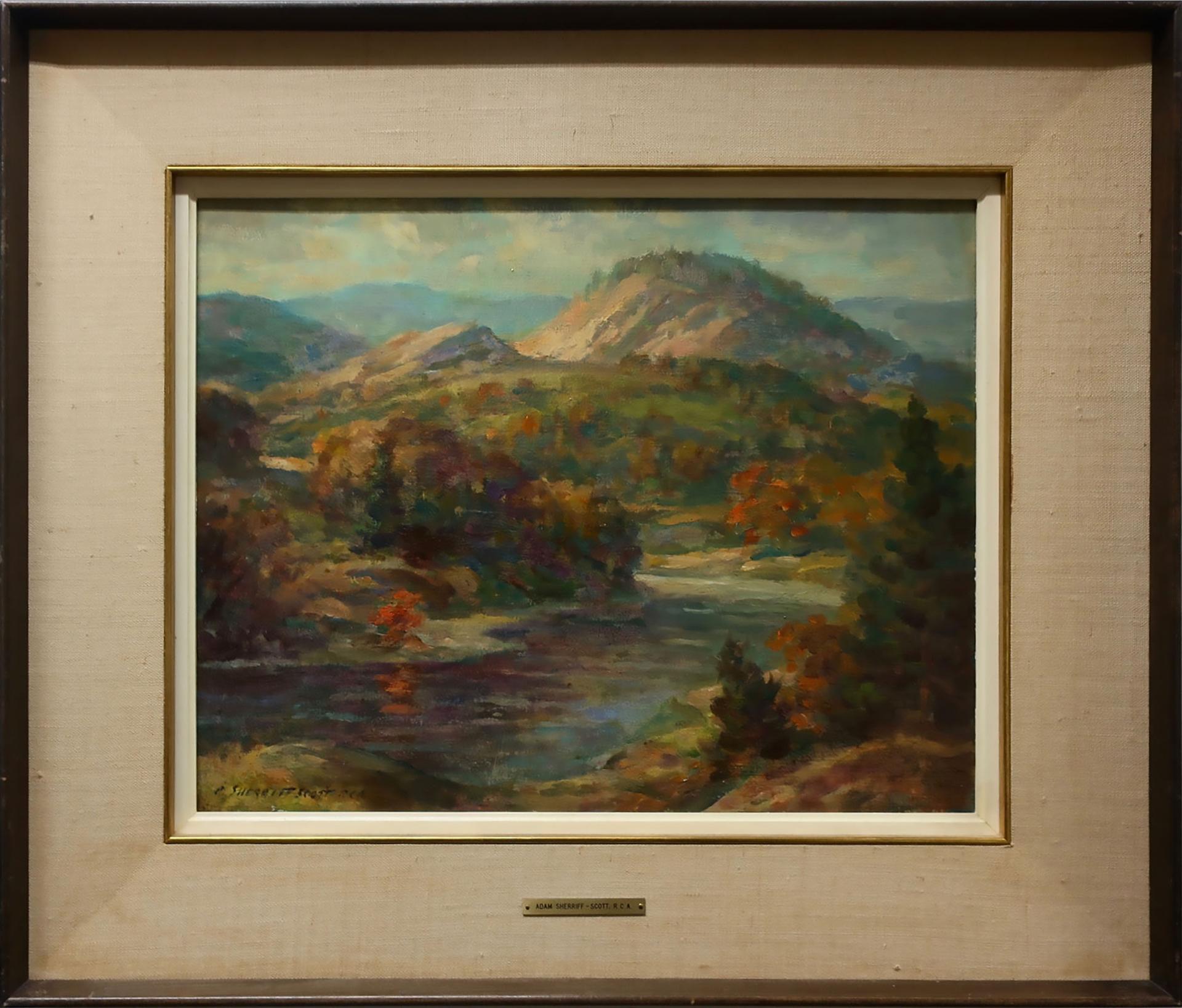 Adam Sherriff Scott (1887-1980) - Jacques-Cartier River At Tewkesbury, Que.