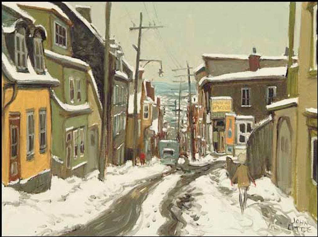 John Geoffrey Caruthers Little (1928-1984) - Rue St. Eustache, Quebec
