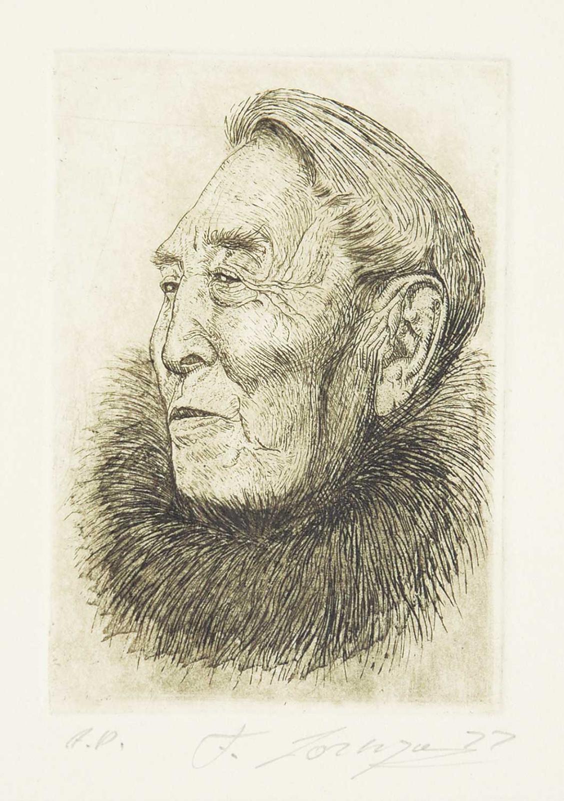Lorenzo Fracchetti (1948) - Untitled - Inuit Elder  #A.P.