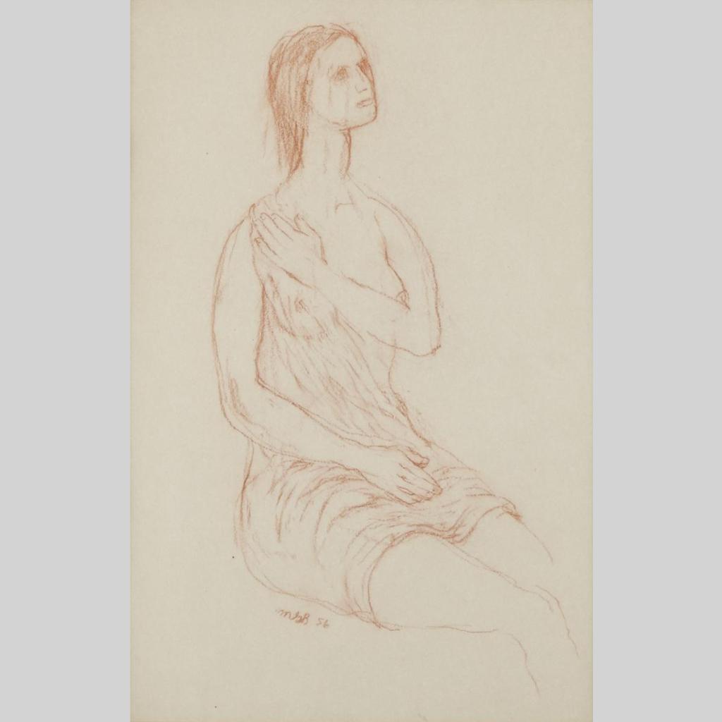 Miller Gore Brittain (1912-1968) - Seated Nude