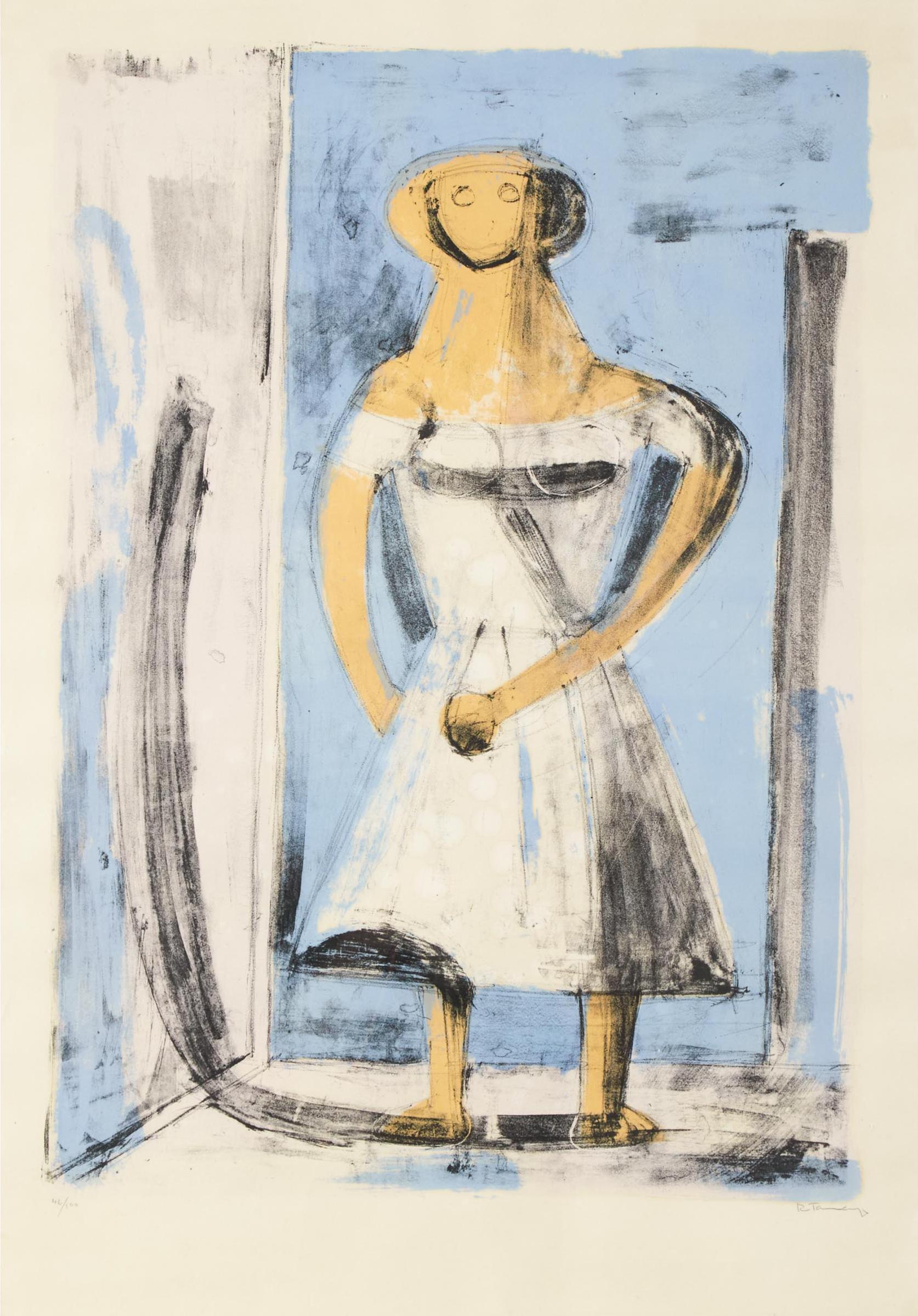 Rufino Tamayo (1899-1991) - MUJER INDIA, 1959 [P. 55]
