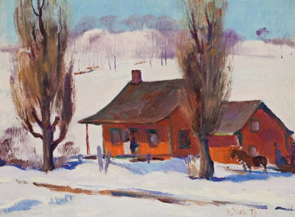Robert Wakeham Pilot (1898-1967) - Winter, St. Sauveur, Quebec