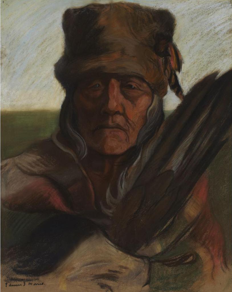 Edmund Montague Morris (1871-1913) - Portrait Of A Native Figure