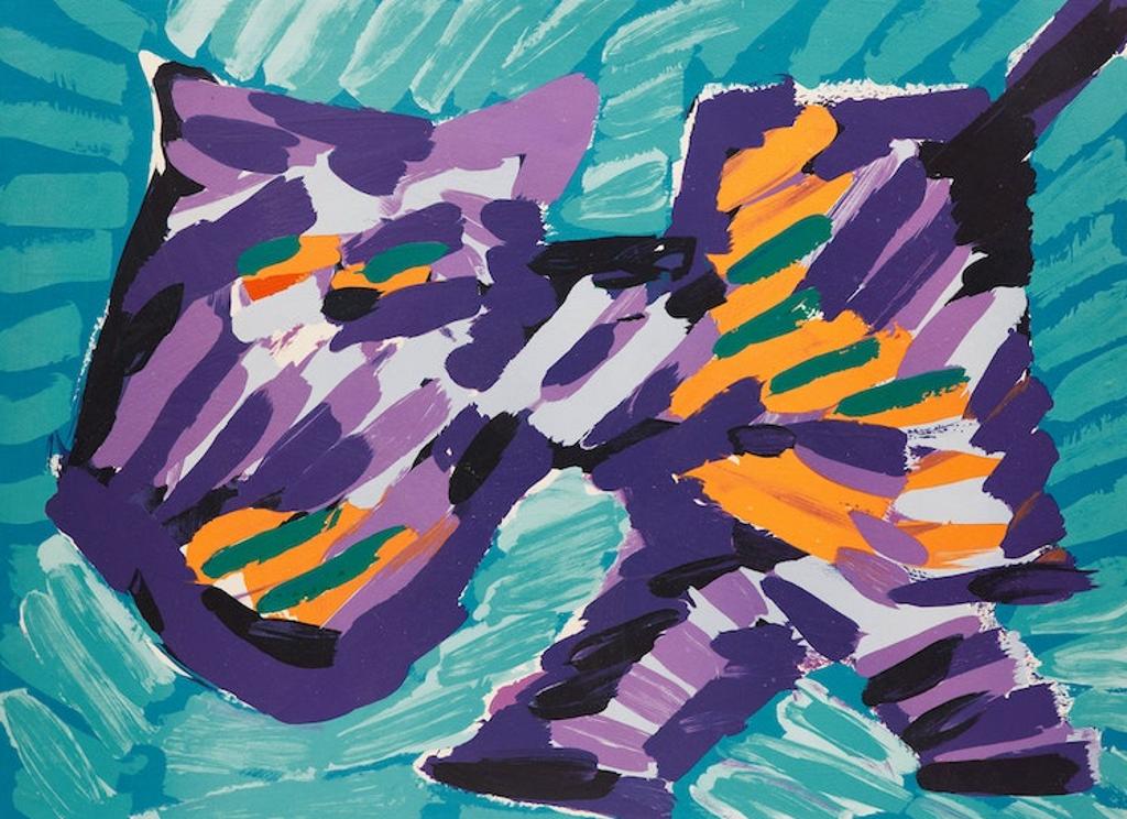 Karel Appel (1921-2006) - Walking Cat (from Cats Suite)
