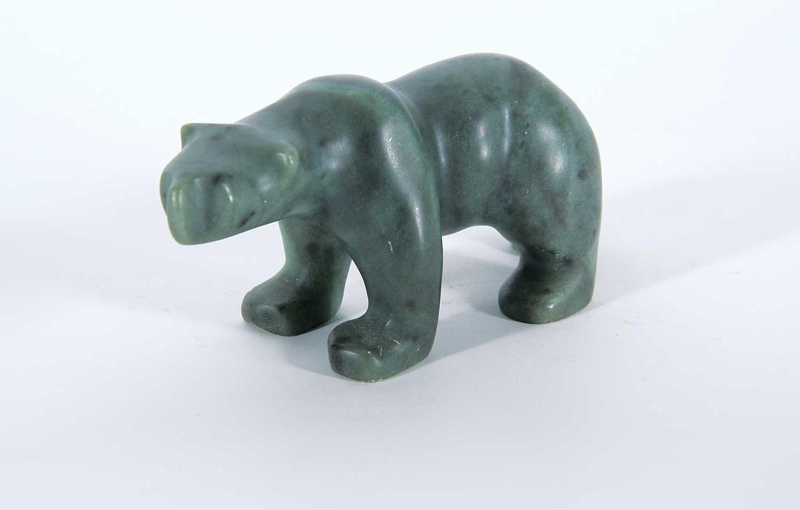 Mark Totan (1953) - Untitled - Green Stone Bear