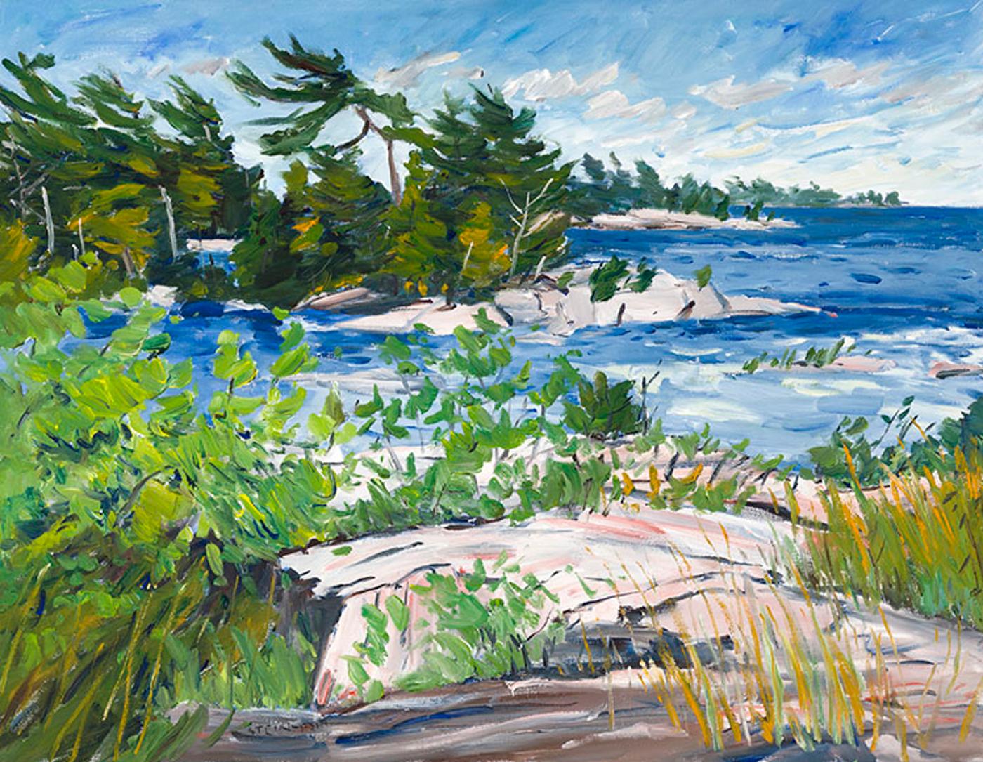 Bruce Steinhoff (1959) - Georgian Bay from Strauss Island