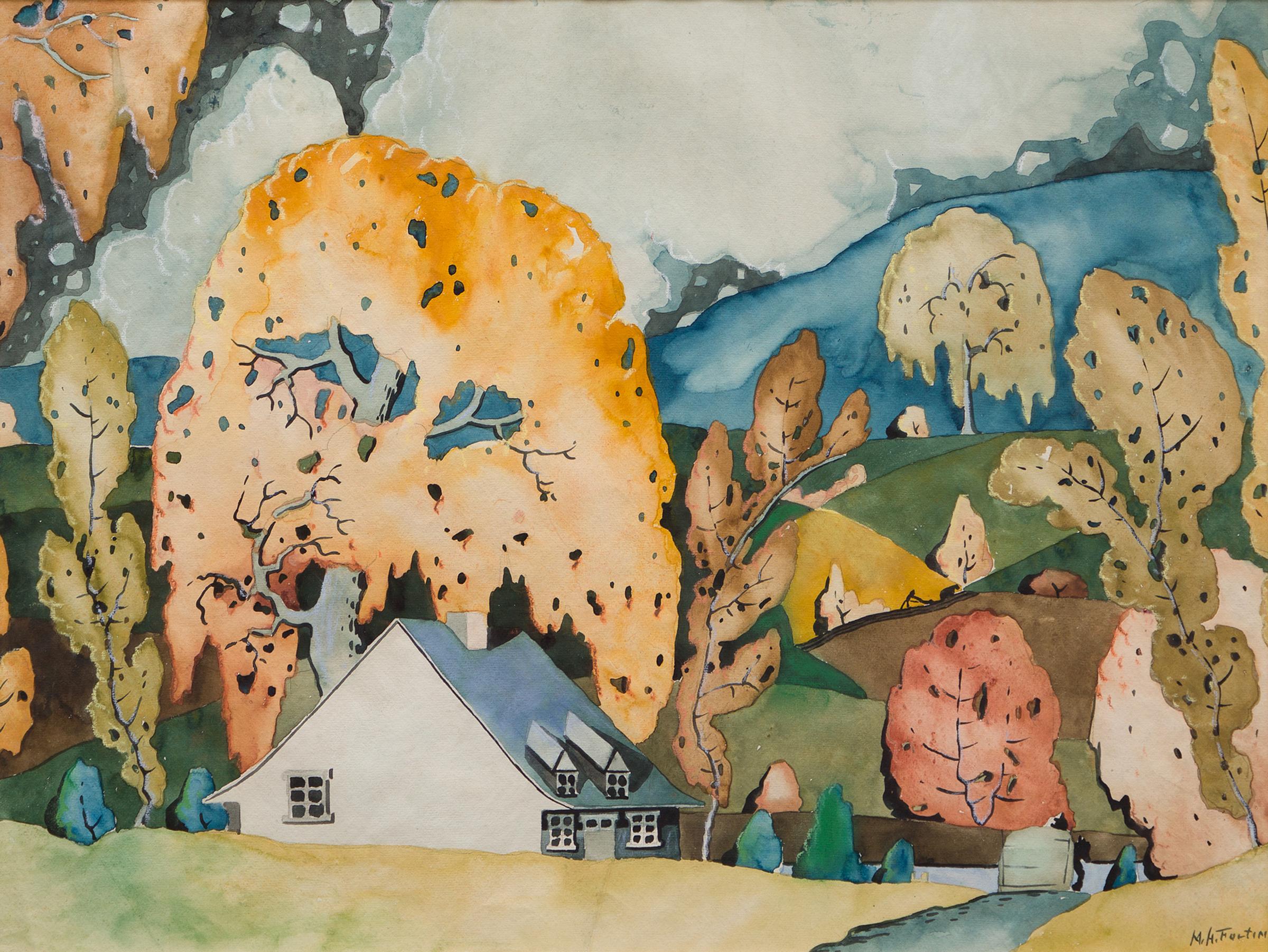 Marc-Aurèle Fortin (1888-1970) - Scène champêtre, c. 1925