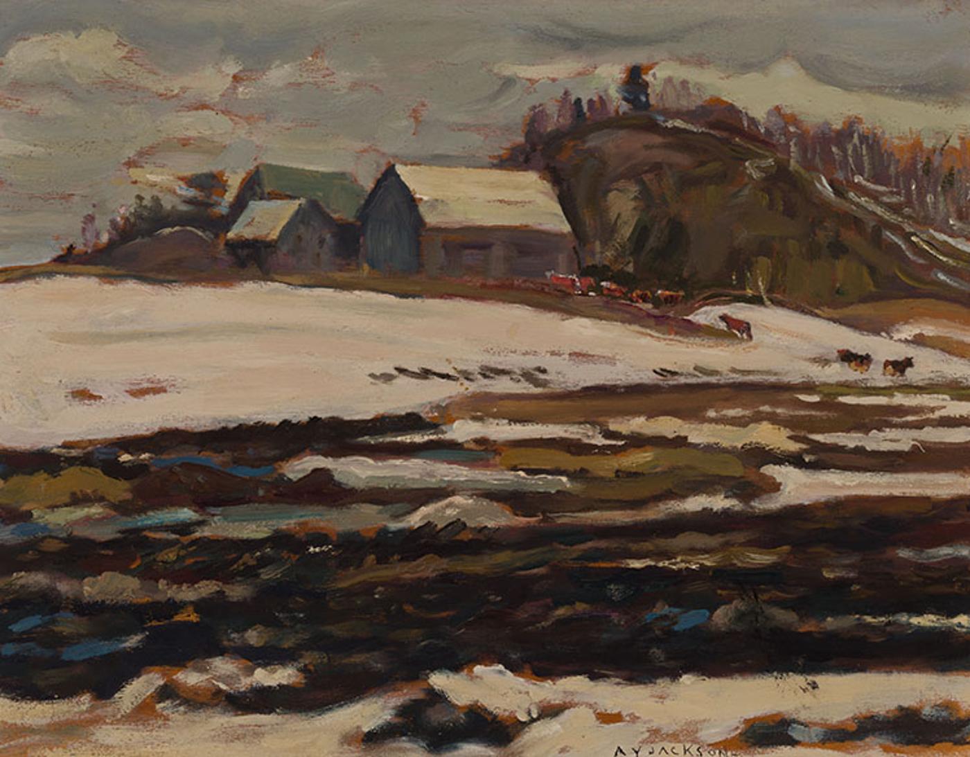 Alexander Young (A. Y.) Jackson (1882-1974) - Farming, Poltimore, Quebec