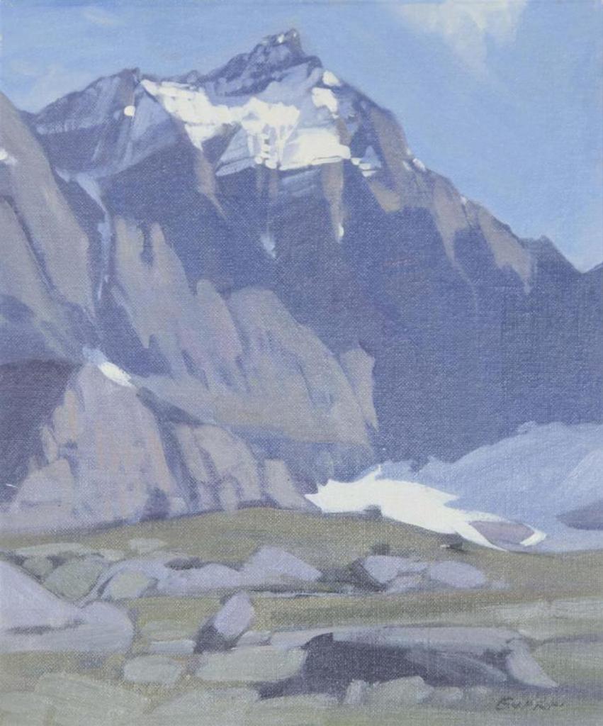 Peter Maxwell Ewart (1918-2001) - Mount Hungabee from Opabin Plateau (Lake O'Hara area.)