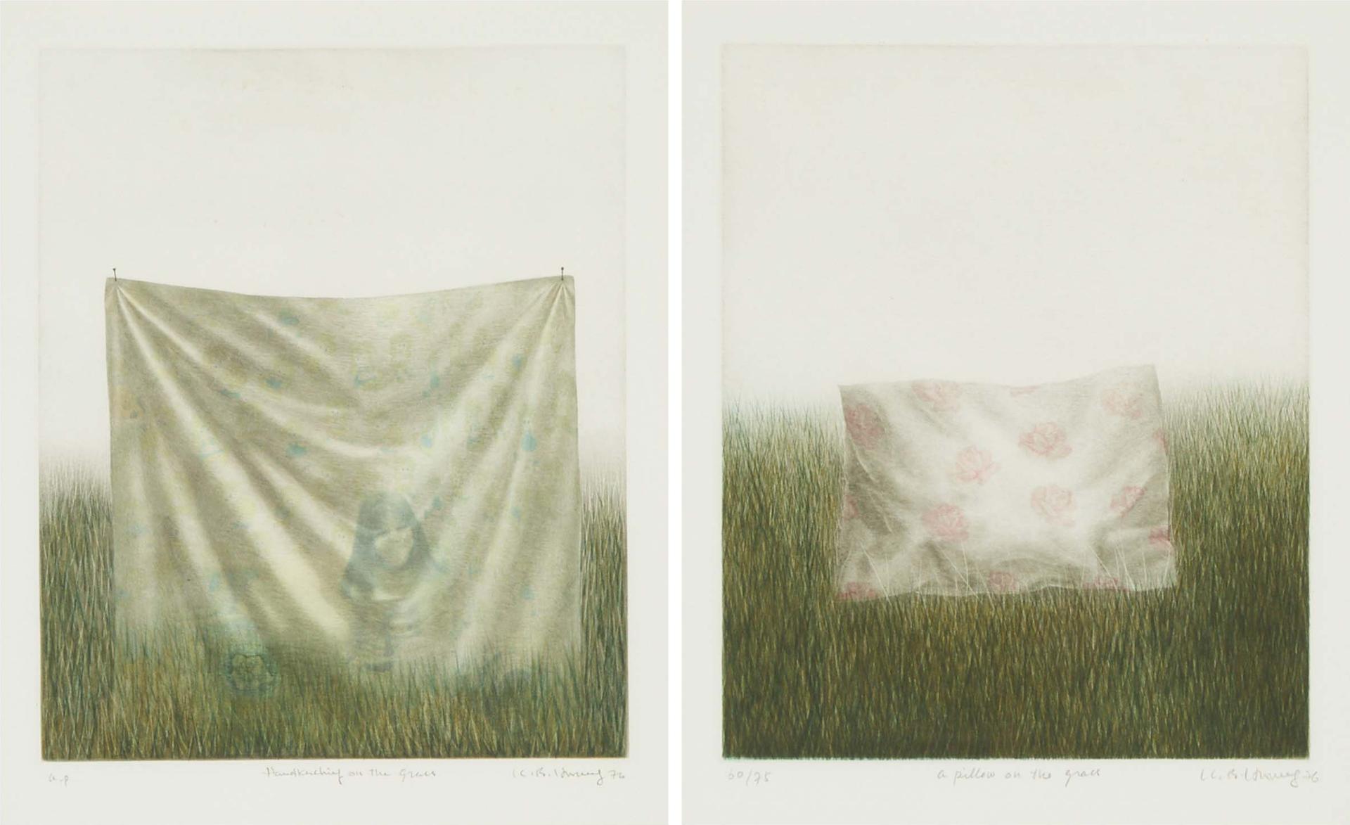 Hwang Kyu-Baik - A Pillow On The Grass; Handkerchief On The Grass, 1976