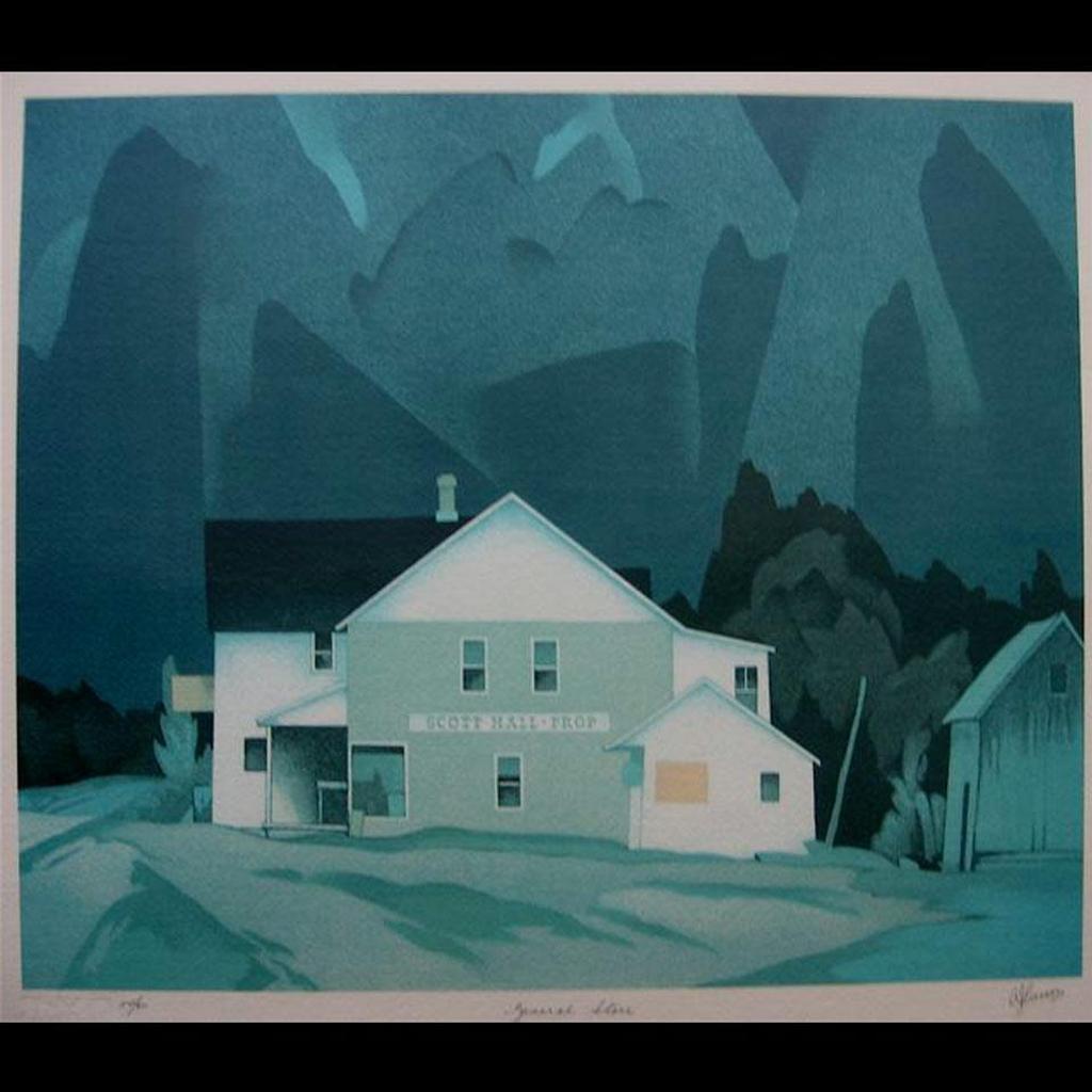 Alfred Joseph (A.J.) Casson (1898-1992) - General Store; Grey Day