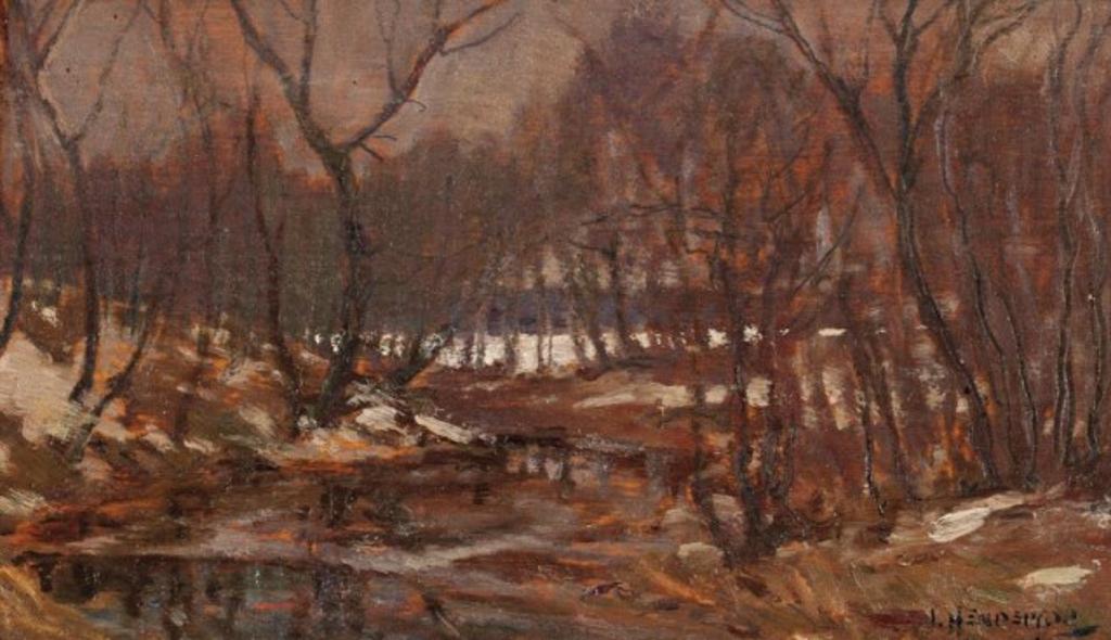 James Henderson (1871-1951) - Stream in Winter