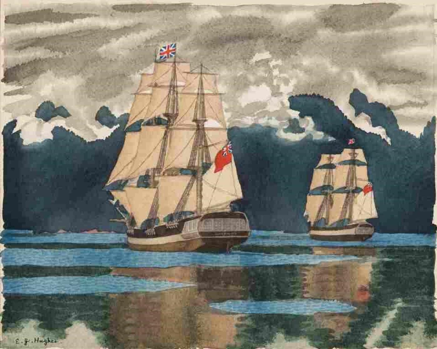 Edward John (E. J.) Hughes (1913-2007) - 