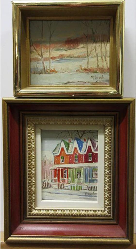 Lillian Jean Mcgeoch (1903-1992) - Victorian Houses - Borden & Harbord Sts., Toronto; Spring Thaw