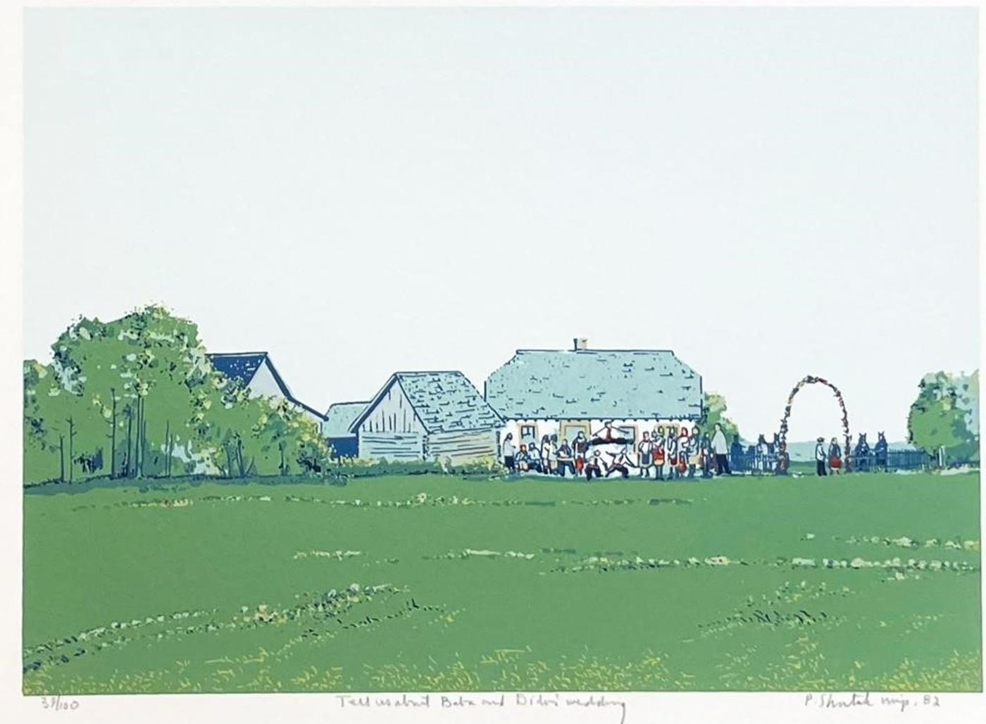 Peter Shostak (1943) - serigraph on paper