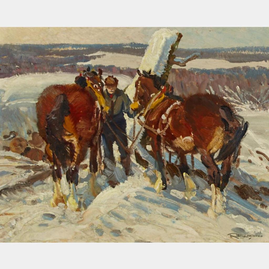 Robert Elmer Lougheed (1901-1982) - Kerr’S Team - Lachute, Quebec