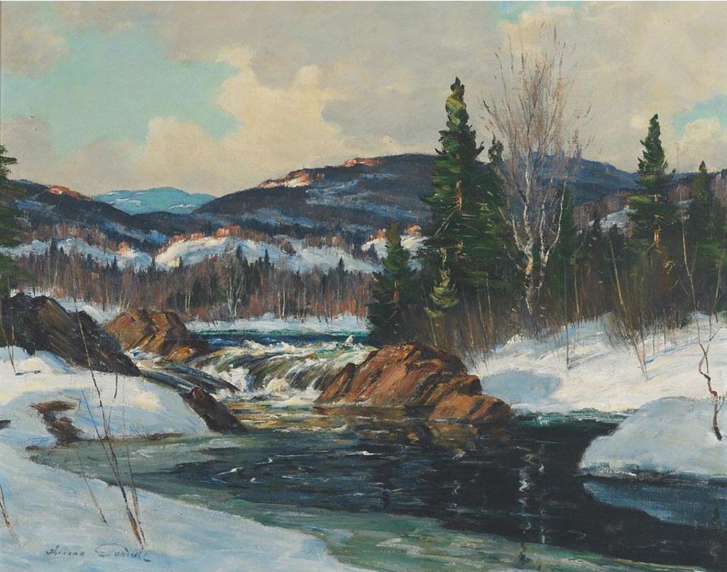 Thomas Hilton Garside (1906-1980) - Waterfall, Devils River, St. Jovite, Quebec
