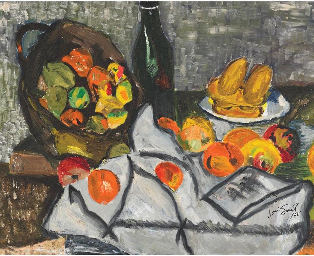 Marjorie (1907-2005) - Still Life Of Fruit On A Table