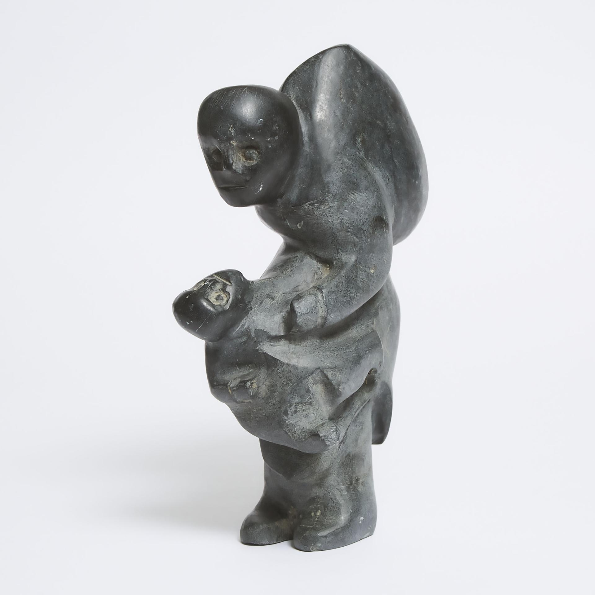 Toona Iqulik (1935-2015) - Mother And Flailing Child