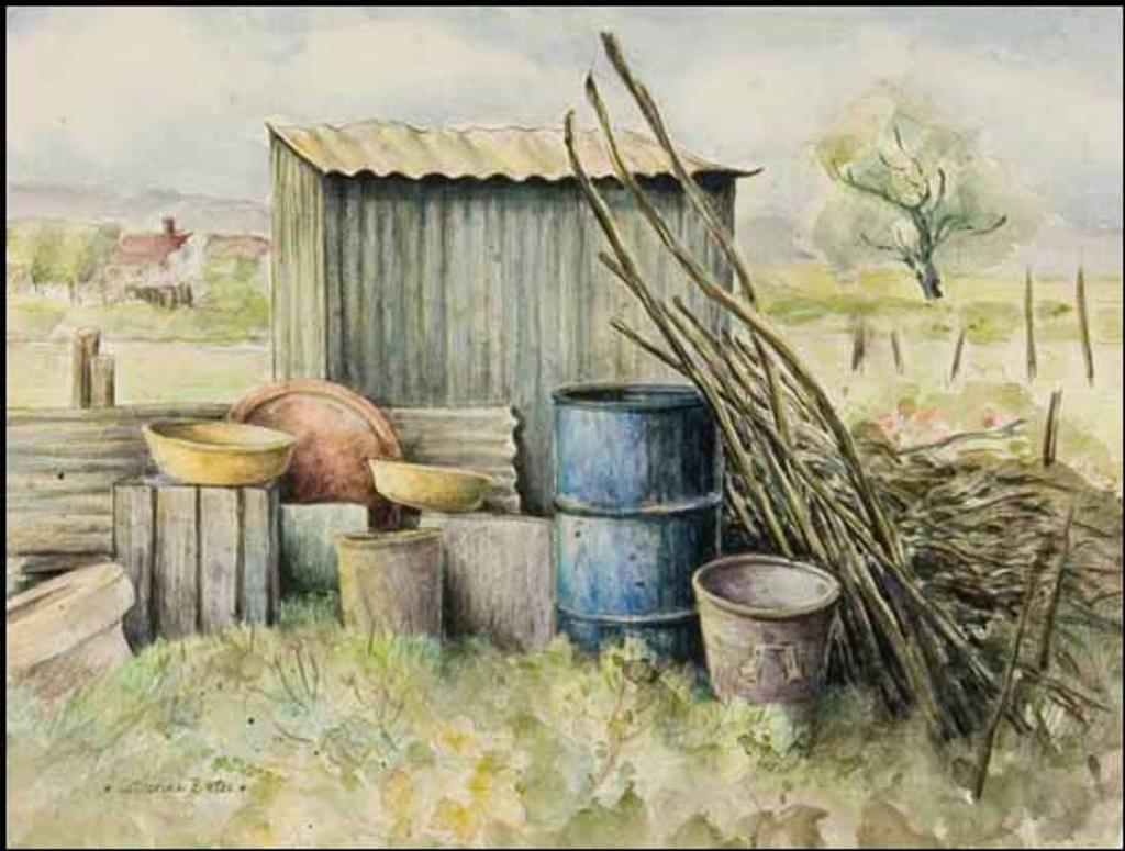 Catherine Young Bates (1934) - Tool Shed Cottes Line Alottments (00333/2013-T666)
