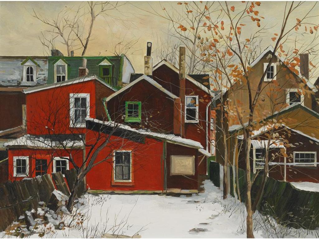 Arto Yuzbasiyan (1948) - Backyard In Winter