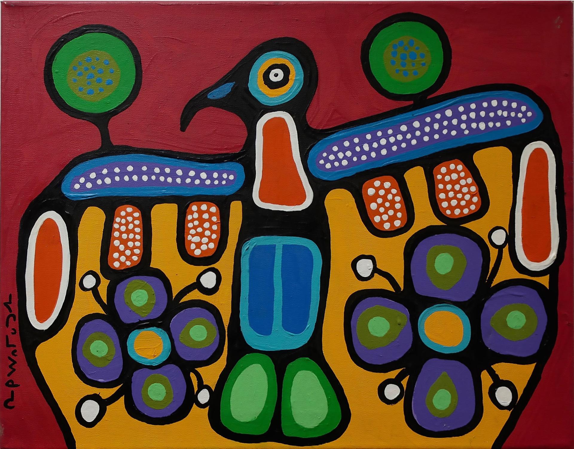 Eugene Morrisseau (1964) - Black Bird Of The Sky