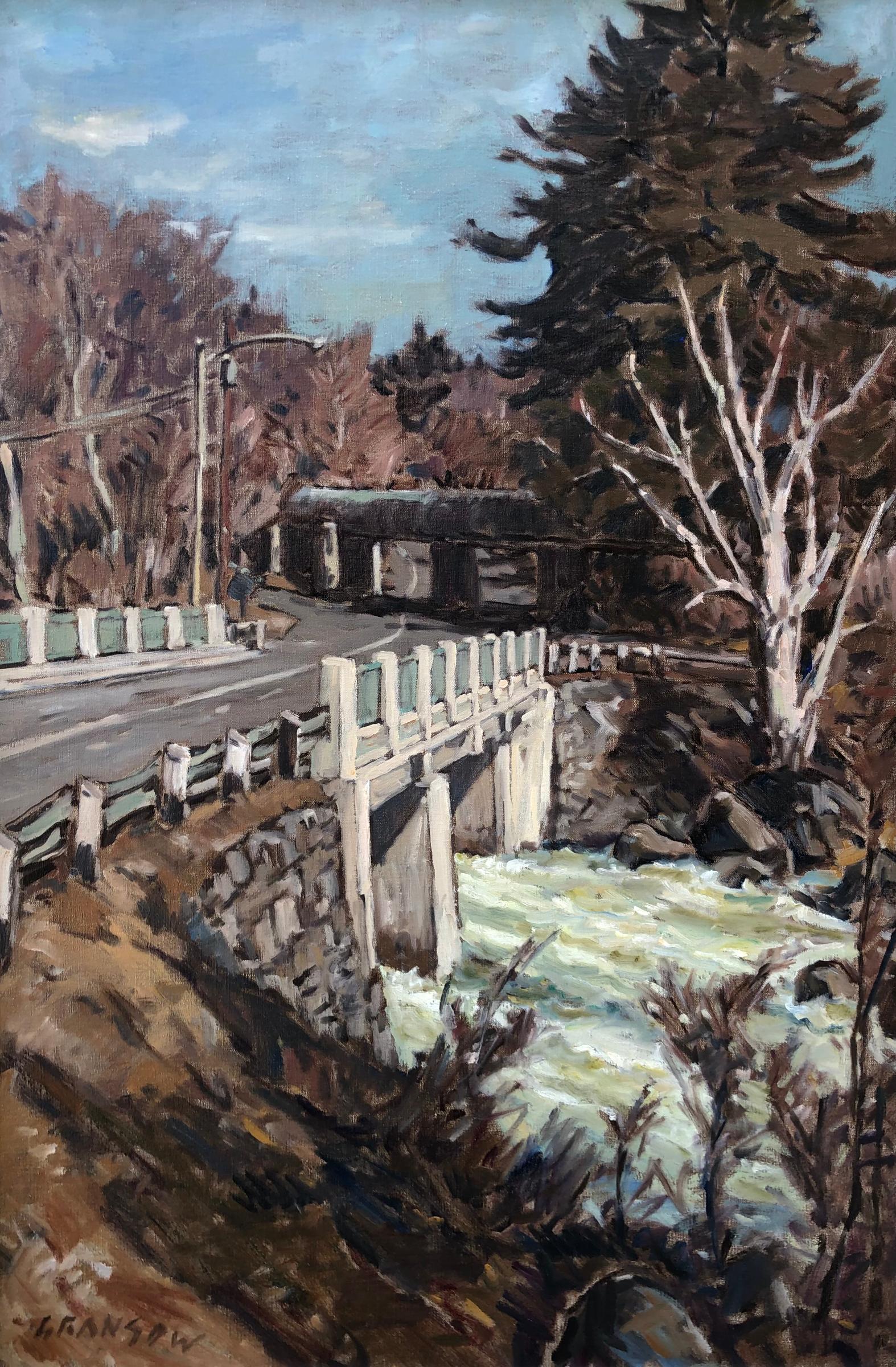 Helmut Gransow (1921-2012) - Bridge At Mont-Rolland , 1980