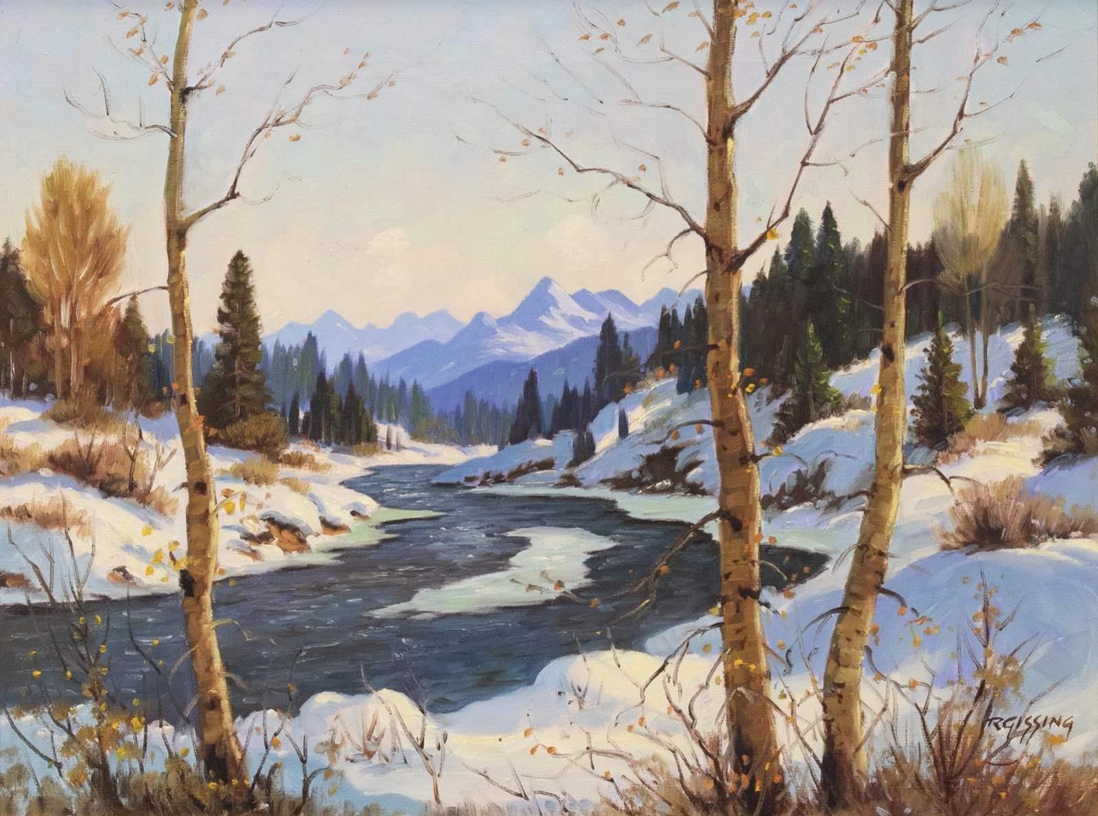 Roland Gissing (1895-1967) - Winter Landscape
