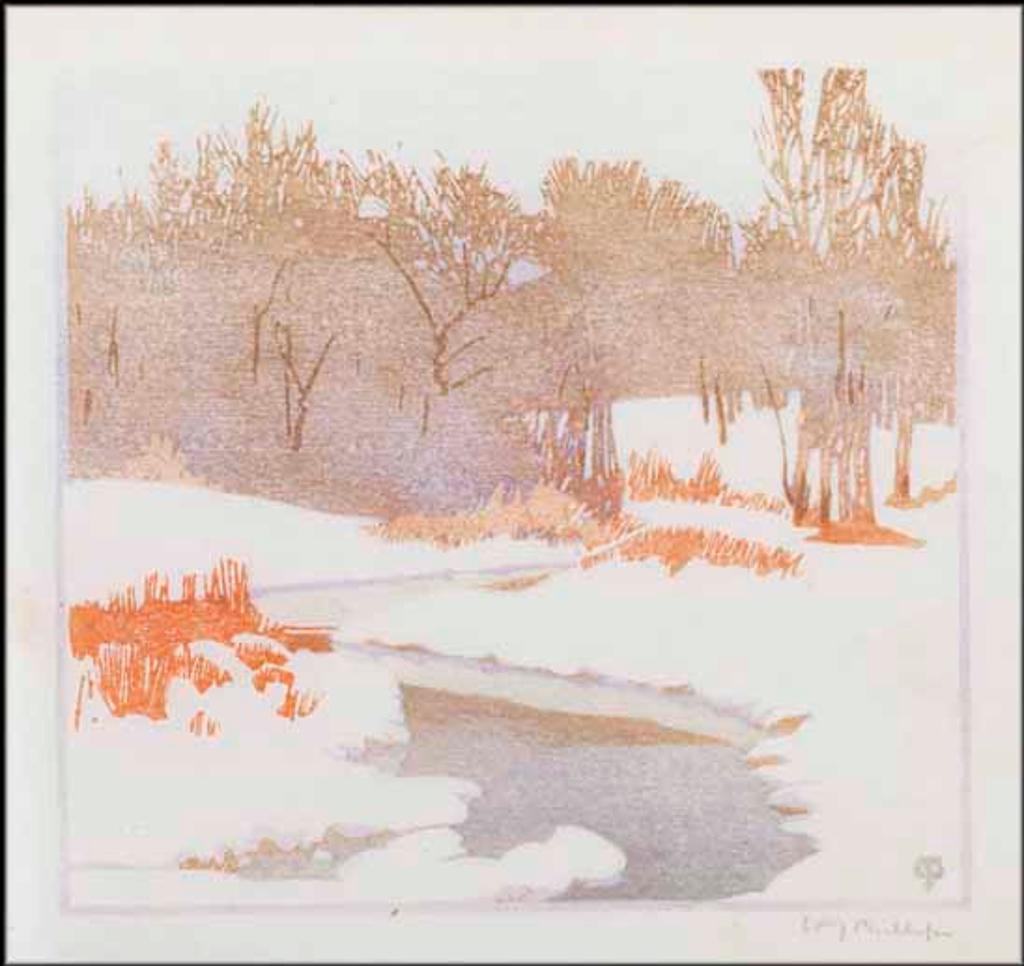 Walter Joseph (W.J.) Phillips (1884-1963) - The Stream in Winter