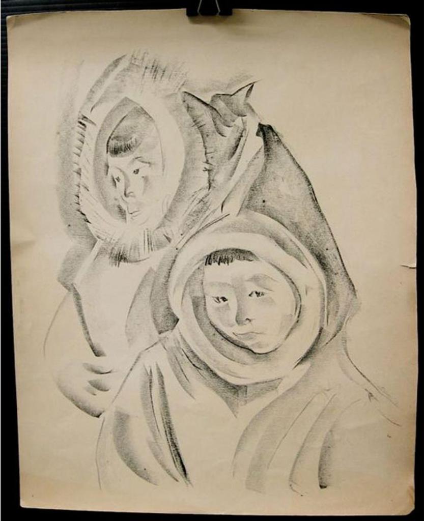 Kathleen Frances Daly (1898-1994) - Two Inuit Children