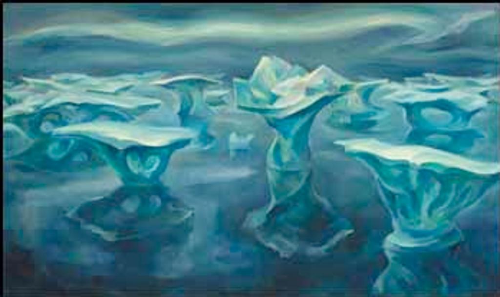 George Douglas Pepper (1903-1962) - Ice Forms, Ellesmere Island