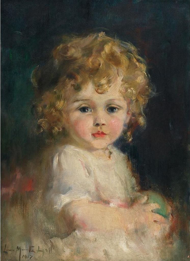 Laura Adeline Lyall Muntz (1860-1930) - Portrait Of Alan Wood At Foxbar (At 2 Years Old)