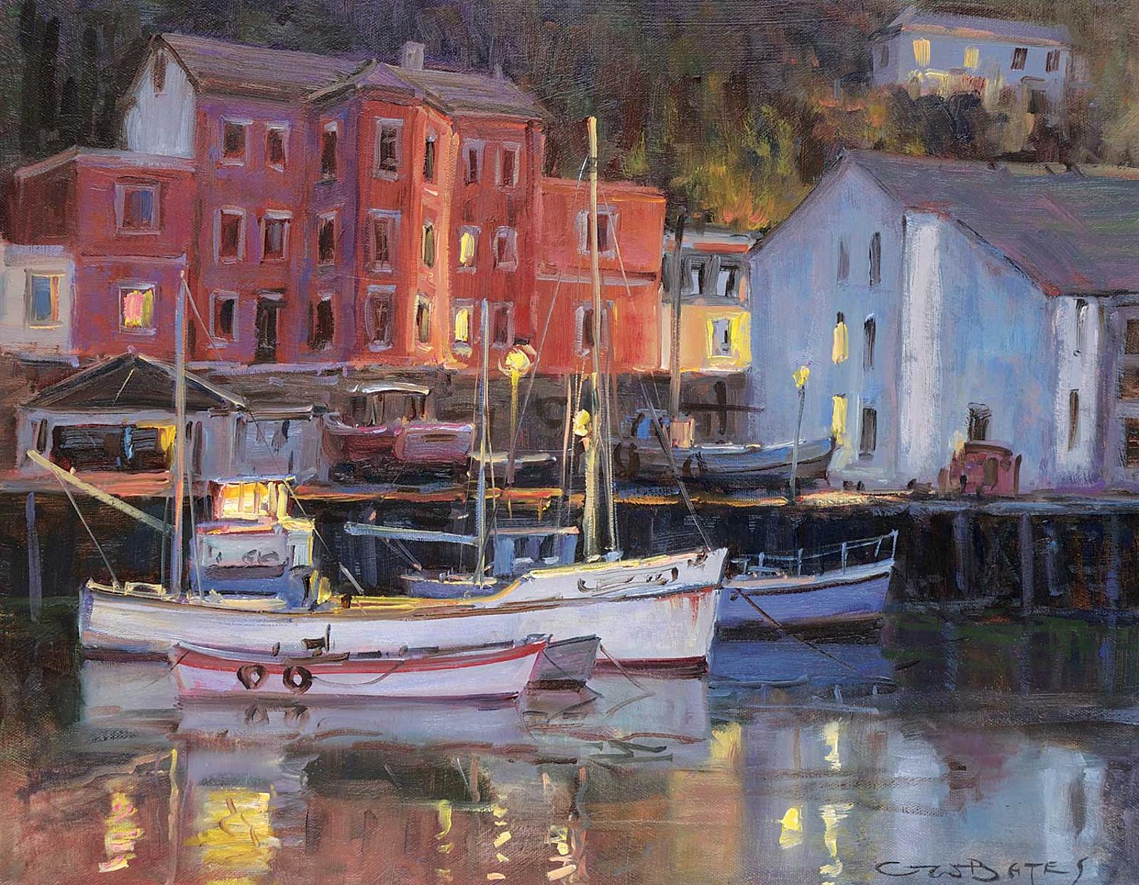 George William Bates (1930-2009) - Ilfracombe Harbour, Eng.