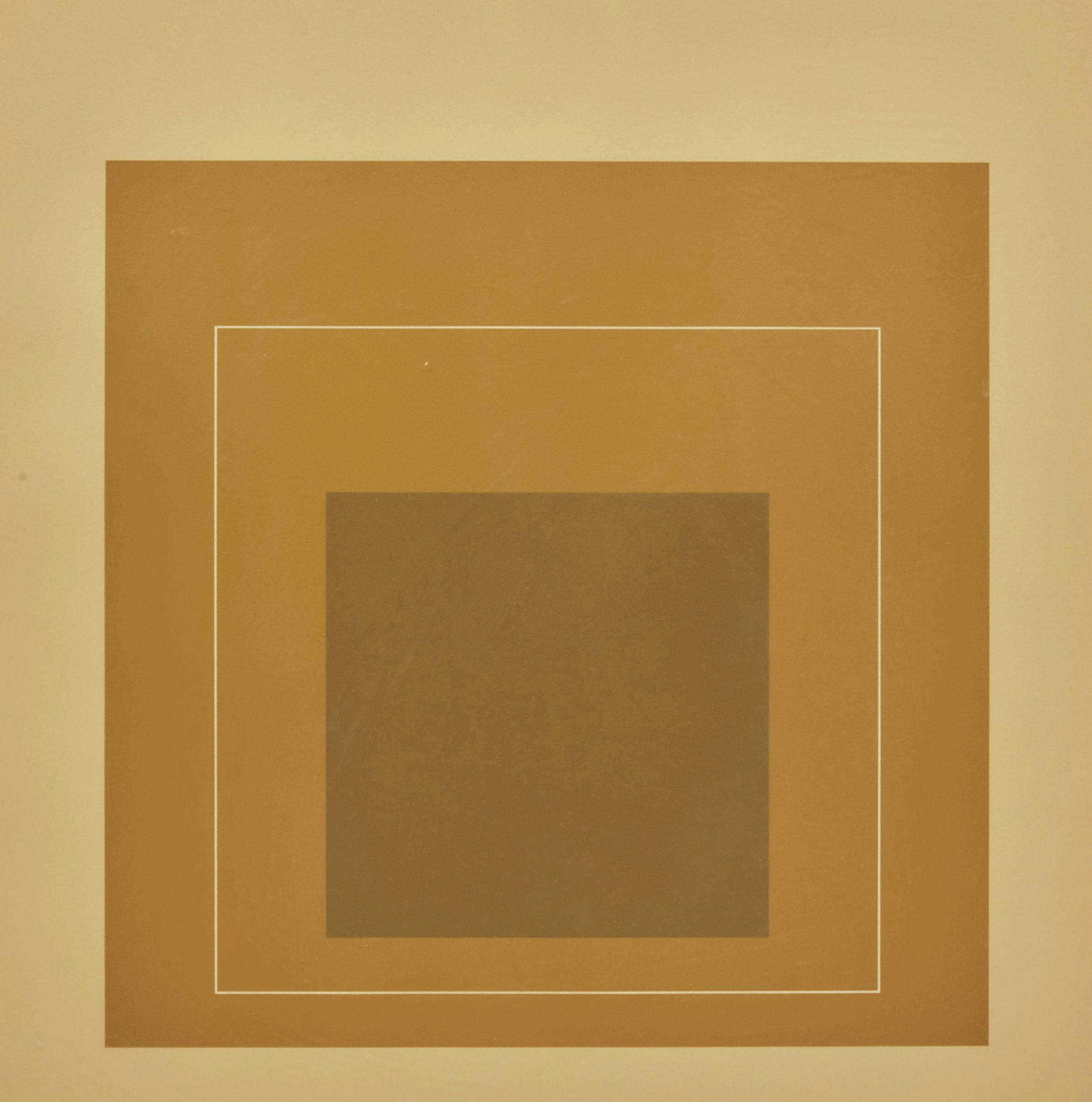 Josef Albers (1888-1976) - WLS-XVI (from White Line Squares, Series II) (Danilowitz 172.8/Gemini 17)