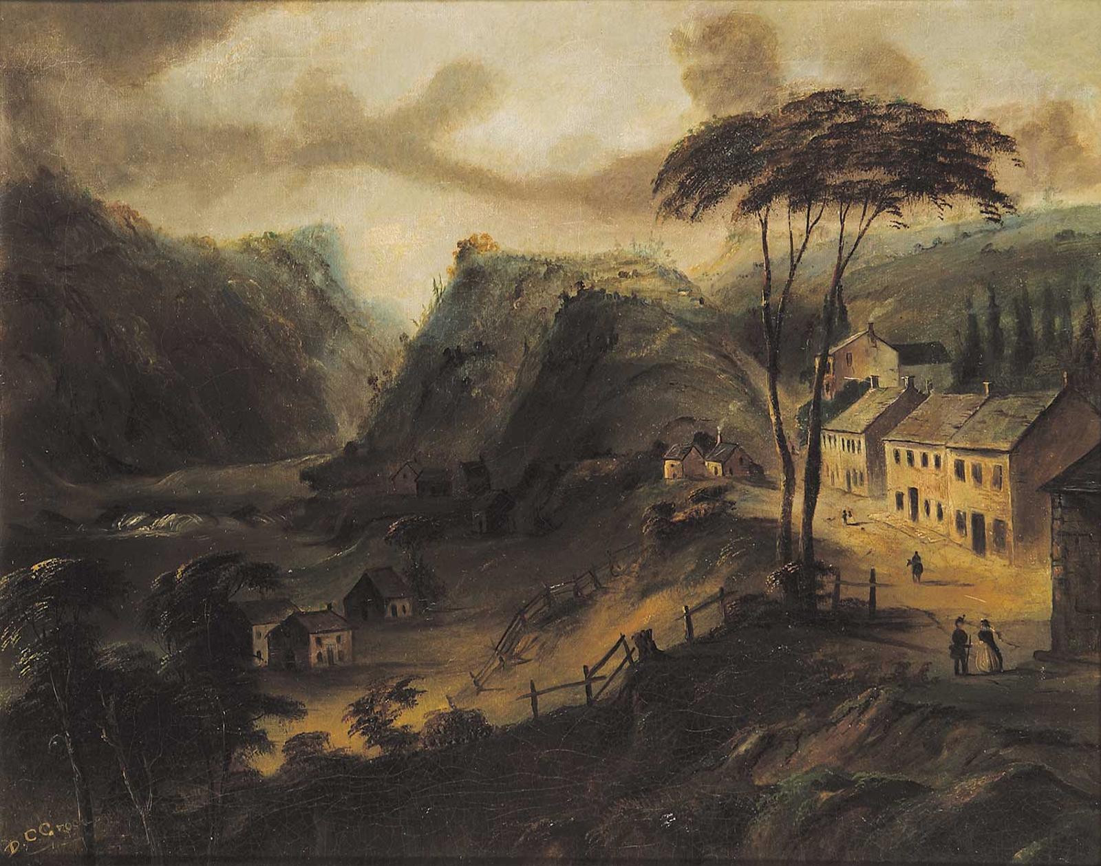 Daniel Charles Grose (1838-1890) - Untitled - Quebec Village