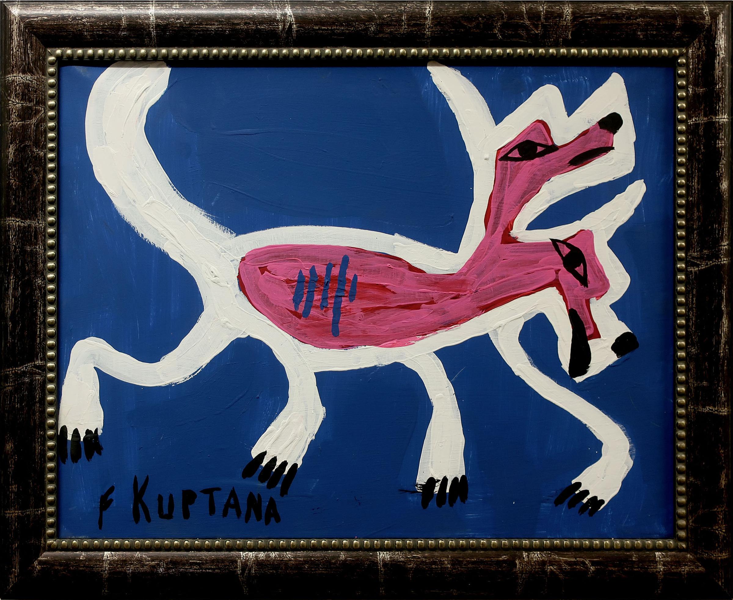 Floyd Kuptana (1964-2021) - Untitled (Two Headed Wolf)