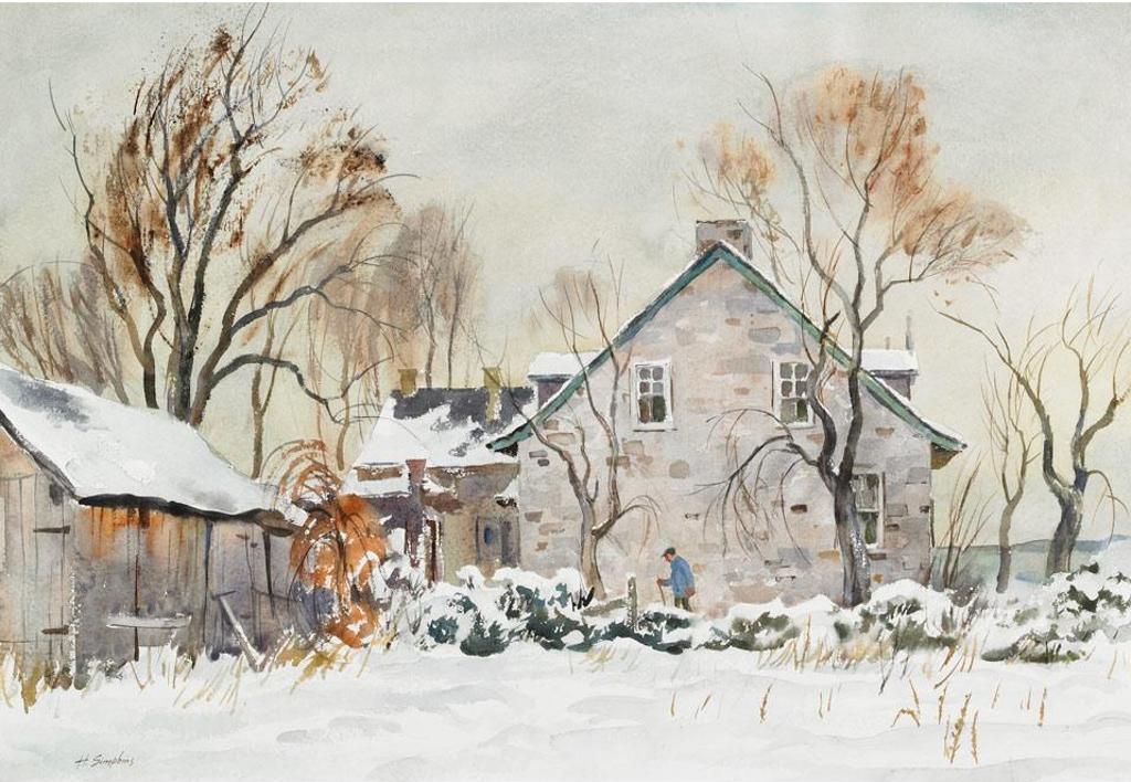 Henry John Simpkins (1906-1995) - First Snowfall