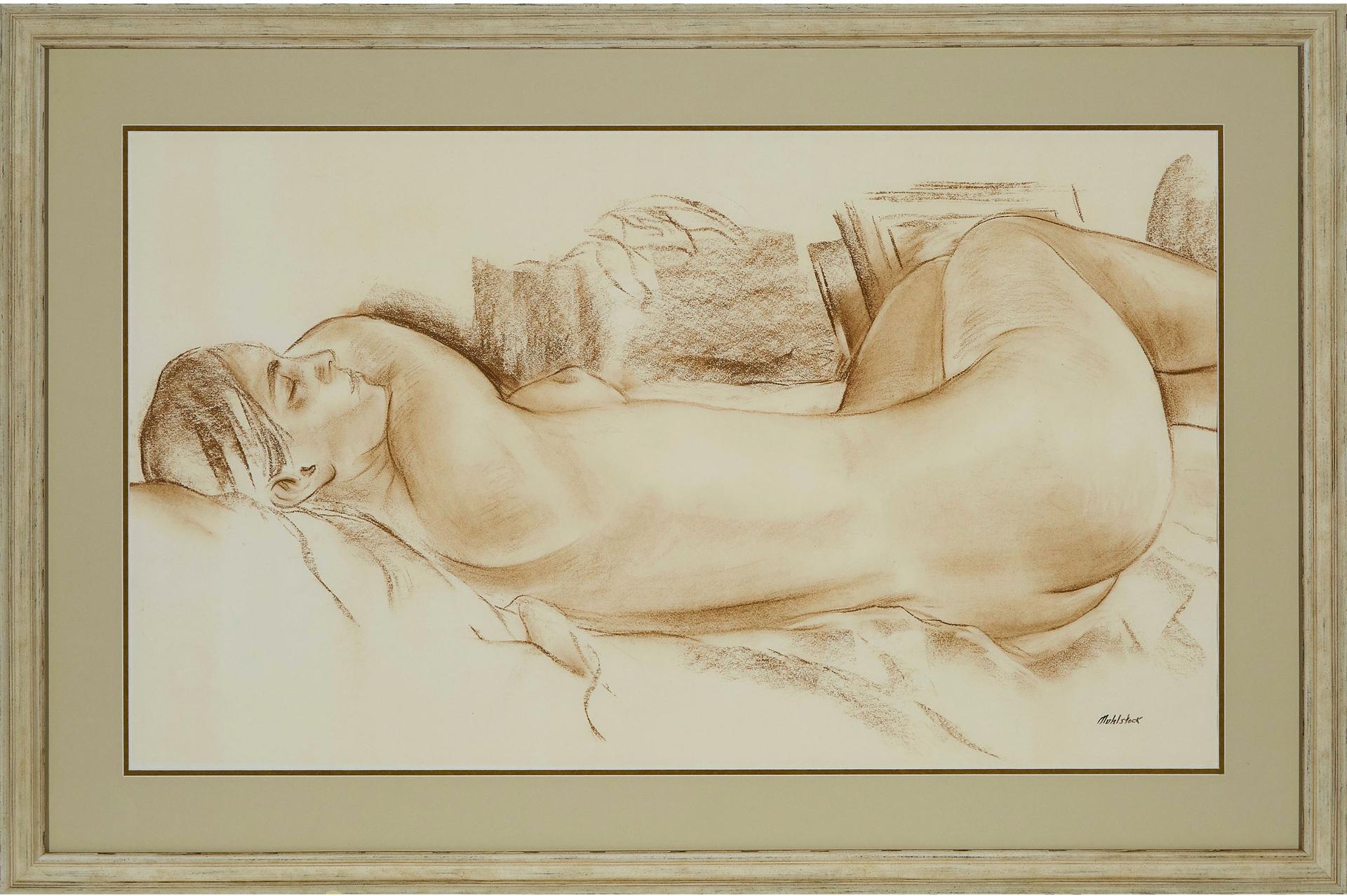 Louis Muhlstock (1904-2001) - Sleeping Nude
