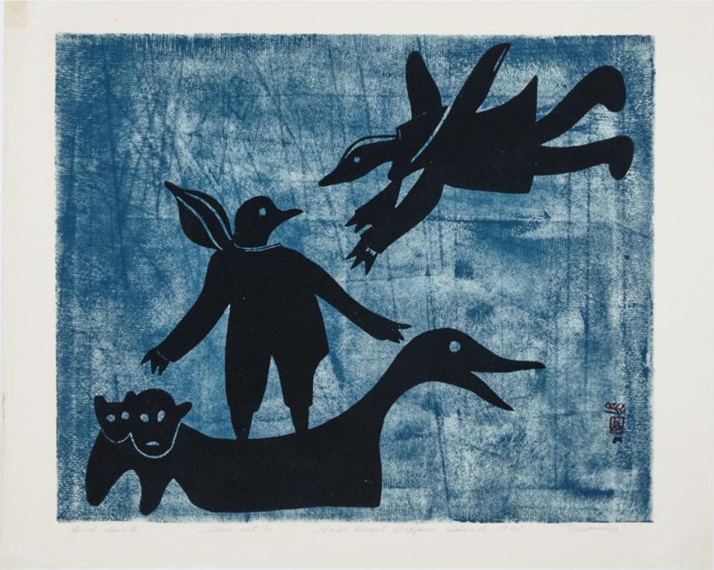 Napatchie Pootoogook (1938-2002) - Bird Spirits