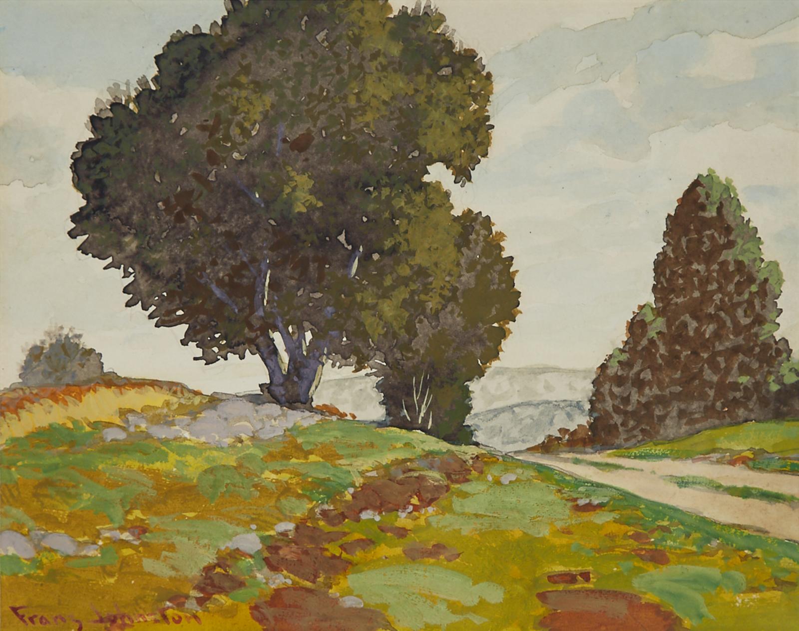 Frank (Franz) Hans Johnston (1888-1949) - Spring Landscape