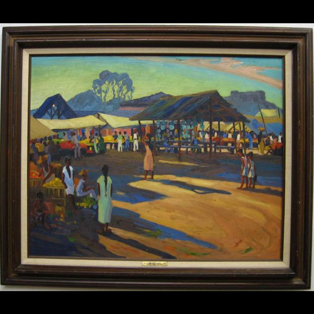 Charles Anthony Francis Law (1916-1996) - Market Place, Acapulco