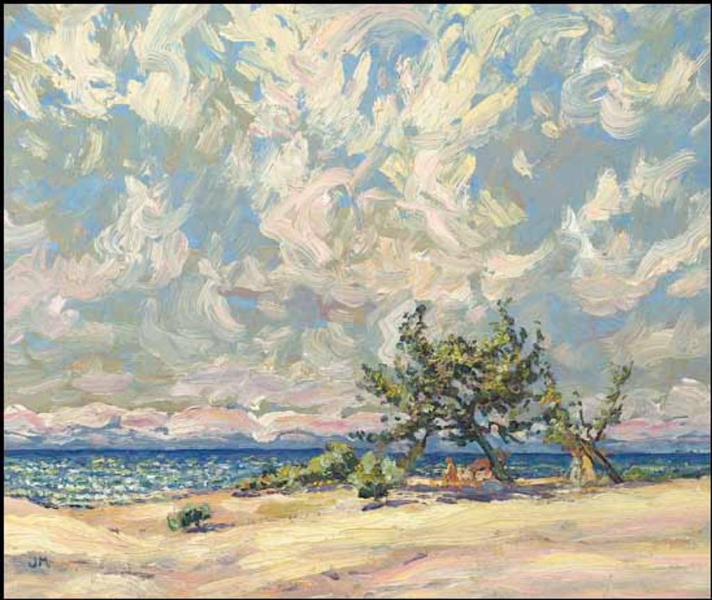 James Edward Hervey (J.E.H.) MacDonald (1873-1932) - Sketch for A Sandy Beach, Lake Ontario