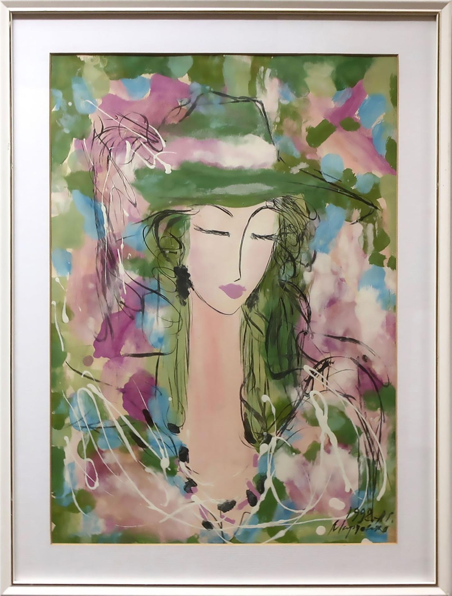 Vitali Marchenko - Untitled (Lady With Green Hat)